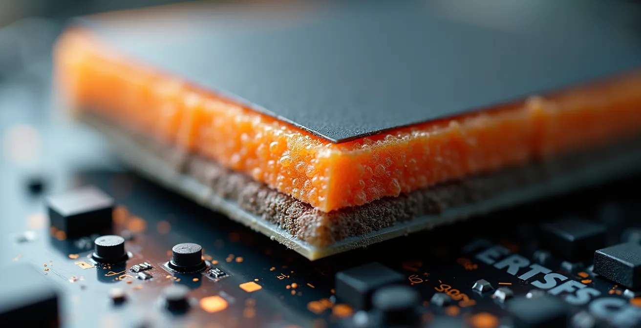 Visual breakdown of ANSI/ESD S20.20 three key components: administrative plan, technical plan, and verification plan in hierarchical structure